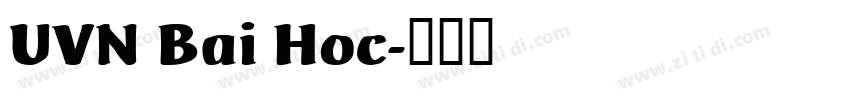 UVN Bai Hoc字体转换